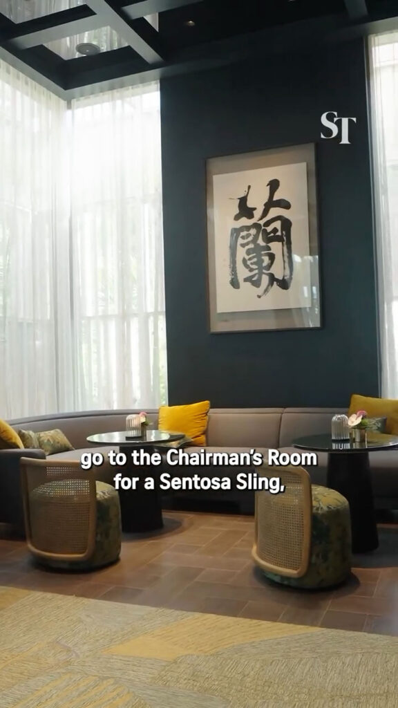 Press and Media for Ryan Loi Calligraphy on Straits Times for Raffles Sentosa Singapore