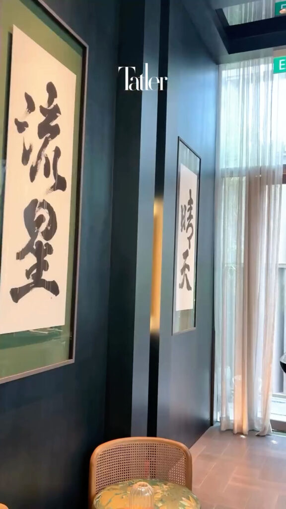 Press and Media for Ryan Loi Calligraphy on Singapore Tatler for Raffles Sentosa