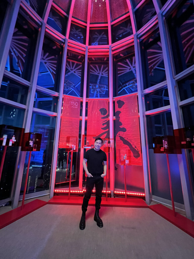 Ryan Loi Calligraphy at Shiseido Singapore