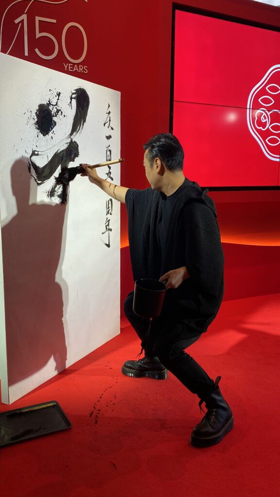 Ryan Loi Calligraphy Live Performance for Shiseido Singapore